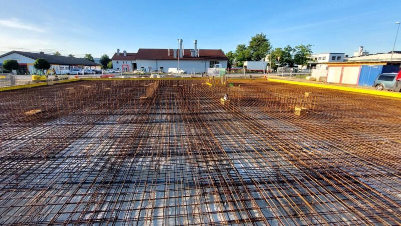 Referenzen Ingenieurbüro Martin Huber Baustelle Neubau einer Polizeidienststelle in Simbach am Inn