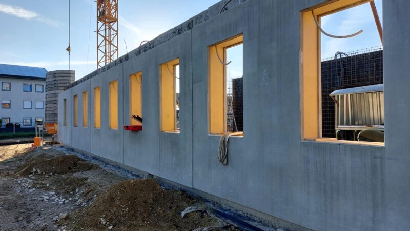 Referenzen Ingenieurbüro Martin Huber Baustelle Neubau einer Polizeidienststelle in Simbach am Inn