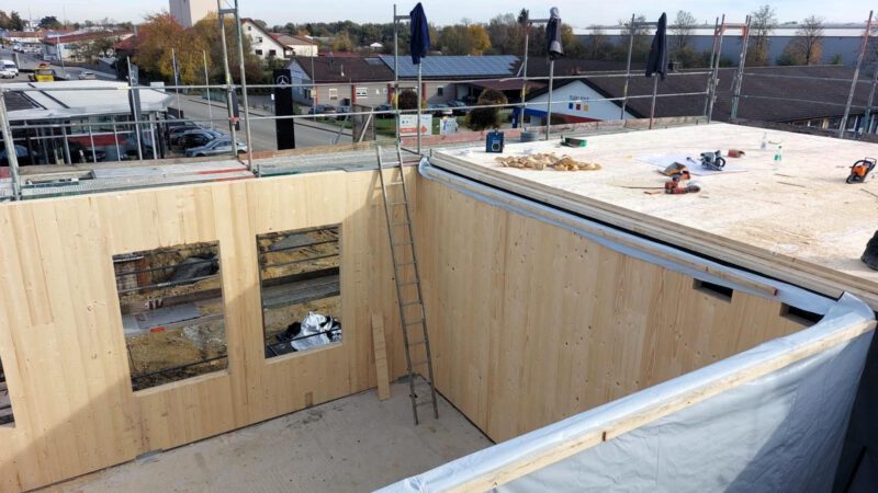 Referenzen Ingenieurbüro Martin Huber Baustelle Neubau einer Polizeidienststelle in Simbach am Inn